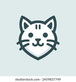 a white cat with a black nose and a white face