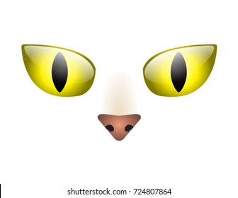white cat eyes background