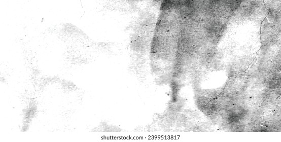 Fondo y textura gruesa de pared de cemento blanco. Pintar las fugas y los efectos Ombre. Textura de hormigón blanco y gris sin inconfundible. Vector de fondo de mármol de piedra. 