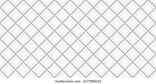 White ceramic tiles texture background vector illustration