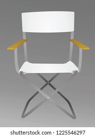 White chair.vector illustration