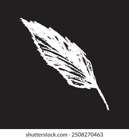 White chalk drawing of Raspberry on black background. Raspberries sign illustration in vector with natural chalk texture. Monochrome Blackberry icon, berry sketch, and Mulberry doodle design.