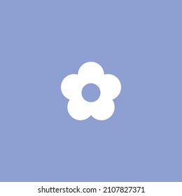 White chamomile flower on a light background