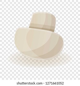 White champignon icon. Cartoon of white champignon vector icon for web design for web design