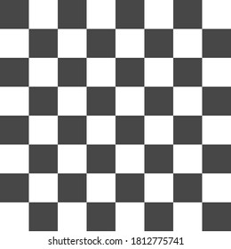 White checkerboard with gray paint