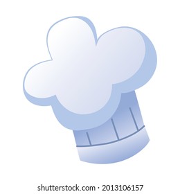 icono aislado de sombrero blanco