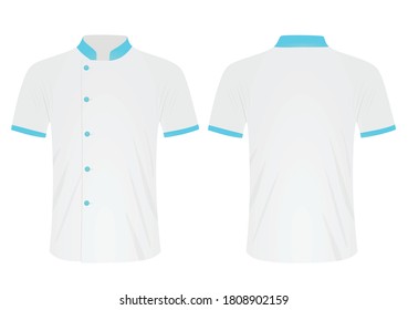 White Chef Uniform. Vector Illustration