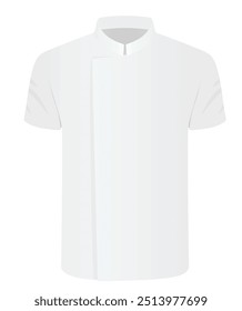 White chef uniform. vector illustration