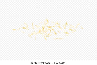 White Cherry Flying Vector Transparent Background. Delicate Spring Petal Template. Beige Sakura Blur Banner. Yellow Rose Beauty Texture. Japanese Blossom Frame.