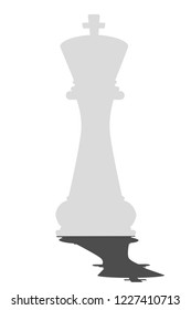 white chess pawn