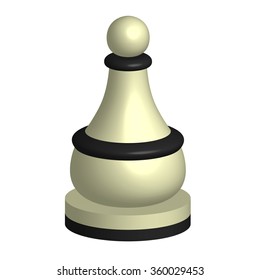 white chess piece pawn