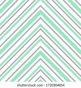 White Chevron diagonal striped seamless pattern background suitable for fashion textiles, graphics