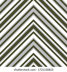 White Chevron diagonal striped seamless pattern background suitable for fashion textiles, graphics