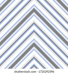 White Chevron diagonal striped seamless pattern background suitable for fashion textiles, graphics