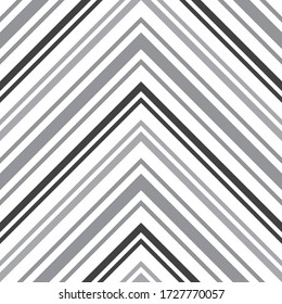 White Chevron diagonal striped seamless pattern background suitable for fashion textiles, graphics