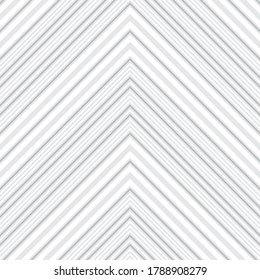 White Chevron diagonal striped seamless pattern background suitable for fashion textiles, graphics