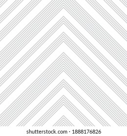 White Chevron diagonal striped seamless pattern background suitable for fashion textiles, graphics