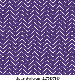 Patrón impecable de chevron blanco con fondo morado.