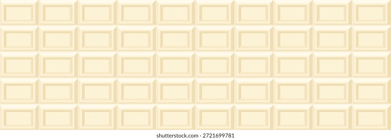 Plano de Fundo Horizontal da Barra de Chocolate Branca