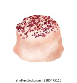 White chocolate watercolor vector art great for cards, banners, headers, party posters or decorate your artwork.