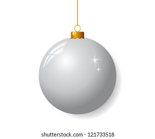 White christmas ball