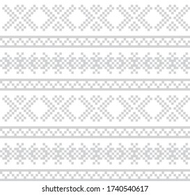 Fondo del patrón de la feria navideña blanca para textiles de moda, ropa de cama y gráficos
