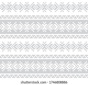 Fondo del patrón de la feria navideña blanca para textiles de moda, ropa de cama y gráficos