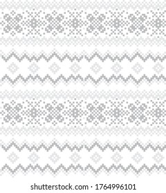 Fondo del patrón de la feria navideña blanca para textiles de moda, ropa de cama y gráficos