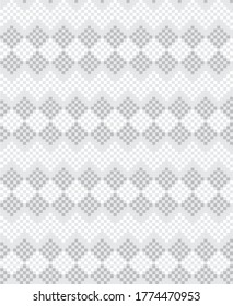 White Christmas fair isle pattern background for fashion textiles, knitwear and graphics