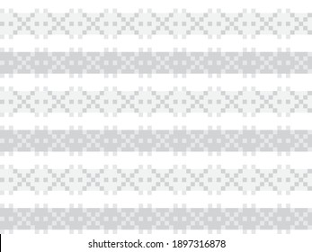 White Christmas fair isle pattern background for fashion textiles, knitwear and graphics