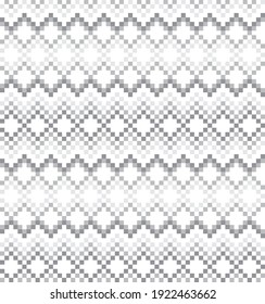 White Christmas fair isle pattern background for fashion textiles, knitwear and graphics
