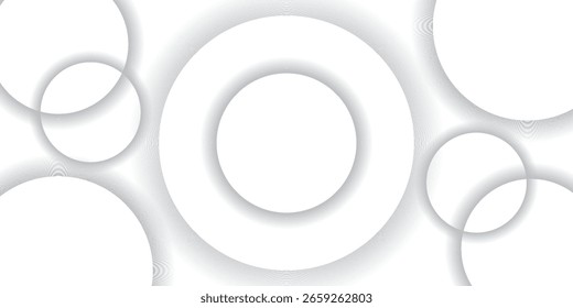 White circle background for design texture. Vector background. modern design