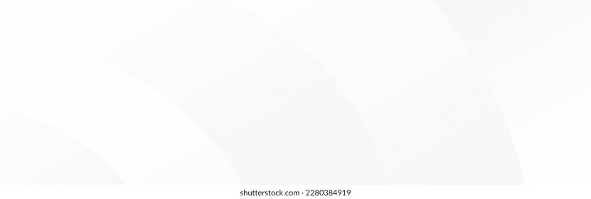 Fondo del círculo blanco. Puntos de semitono suaves. Plantilla de presentación o de fondo de página de inicio. Papel de pared moderno neutral. Textura de capas blandas. Ilustración vectorial.