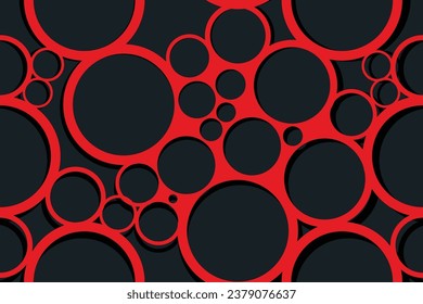white circle backgroung texture pattern black and white textile print minimal graphic vector repeating module eps 10