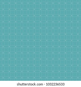 white circle or geometric shape on blue, seamless pattern, wallpaper, texture, banner, label, background, vector design