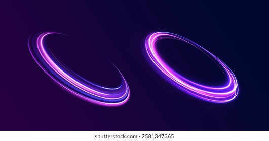 White circle glowing light explodes on a transparent background. Png sparkling magical dust particles, bright Star. Transparent shining sun, bright flash, png, effect, wave,neon,line.