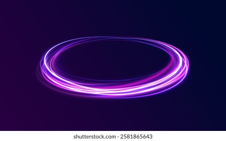 White circle glowing light explodes on a transparent background. Png sparkling magical dust particles, bright Star. Transparent shining sun, bright flash, png, effect, wave,neon,line.