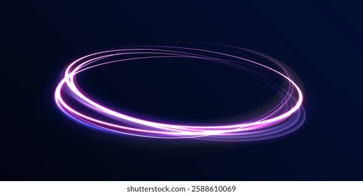 White circle glowing light explodes on a transparent background. Png sparkling magical dust particles, bright Star. Transparent shining sun, bright flash, png, effect, wave,neon,line.