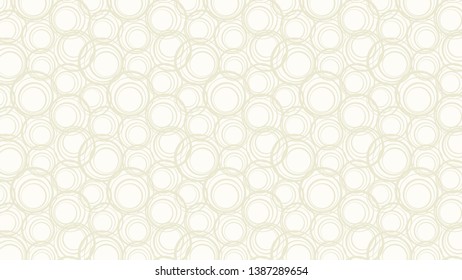 White Circle Pattern Background Vector