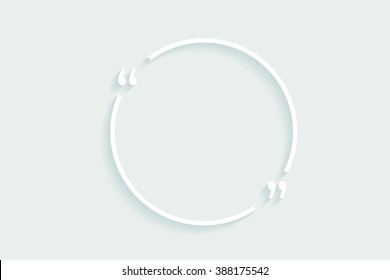 White circle plastic buttons background - vector illustration, 10 eps