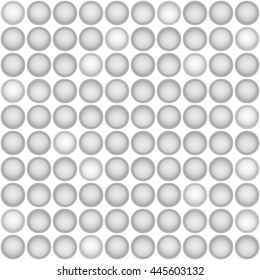 White circle seamless background. Abstract dotted background. Vector Illustration.