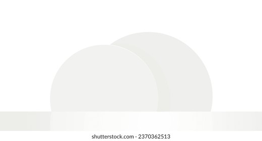 Weißer Kreis-Hintergrund