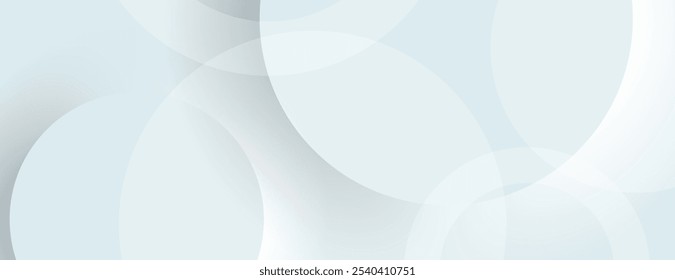 Fondo abstracto de textura de círculo blanco con luz y sombra