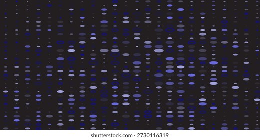 White circles bokeh particles abstract background on black background.