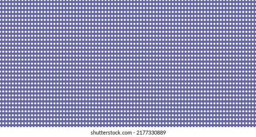 White circles on a purple background. Seamless simple polka dot pattern. Vector.