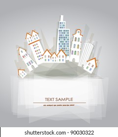 White city background