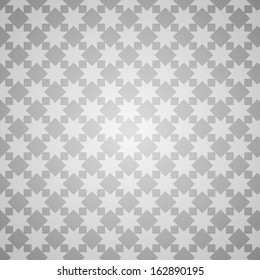 White clean vector abstract diagonal seamless star background pattern