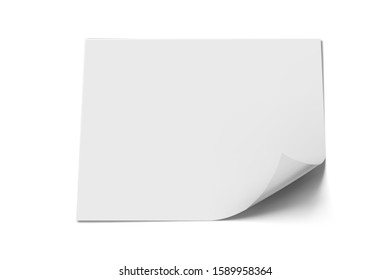 White Clear A4 Paper Sheet With Shadow. EPS10 Vector