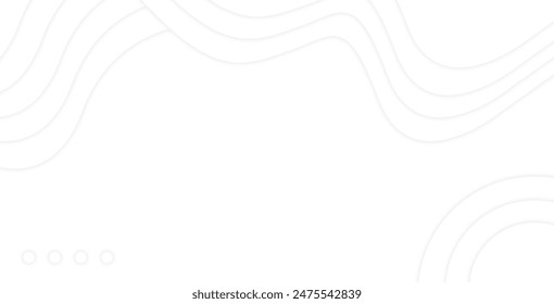 Fondo geométrico de Vector Abstractas sutil blanco claro en blanco. Superficie cóncava vacía ligera monótona. Fondo de pantalla de estilo minimalista. Ilustración futurista 3D
