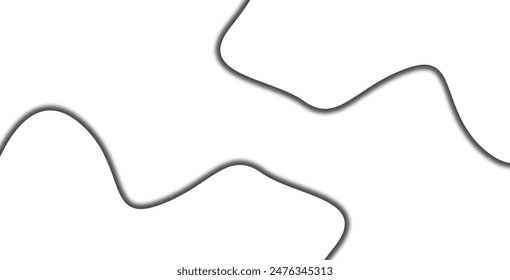 White Clear Blank Subtle Abstract Vector Geometrical Background. Monotone Light Empty Concave Surface. Minimalist Style Wallpaper. Futuristic 3D Illustration